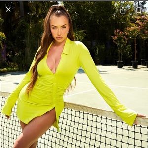 nude stassieXego collaboration dress!